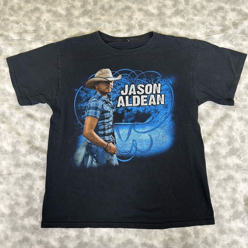 Jason Aldean My Kinda Party 2011 Tour T-Shirt Size Large Country‎ Music Band